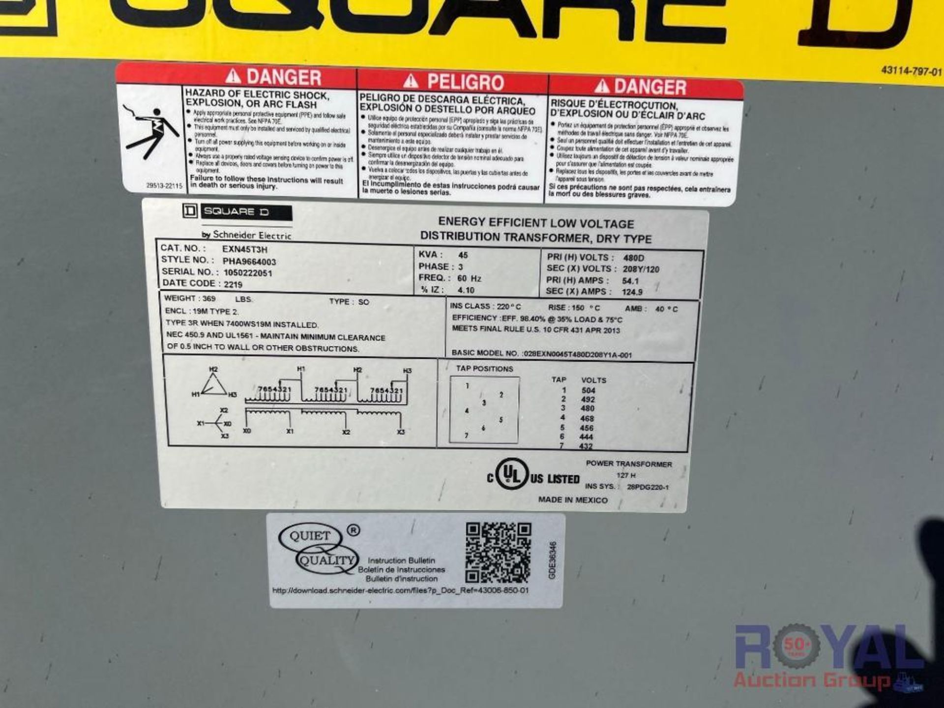 Skid Mounted Batch Plant Switch Panel with Transformer - Image 2 of 15