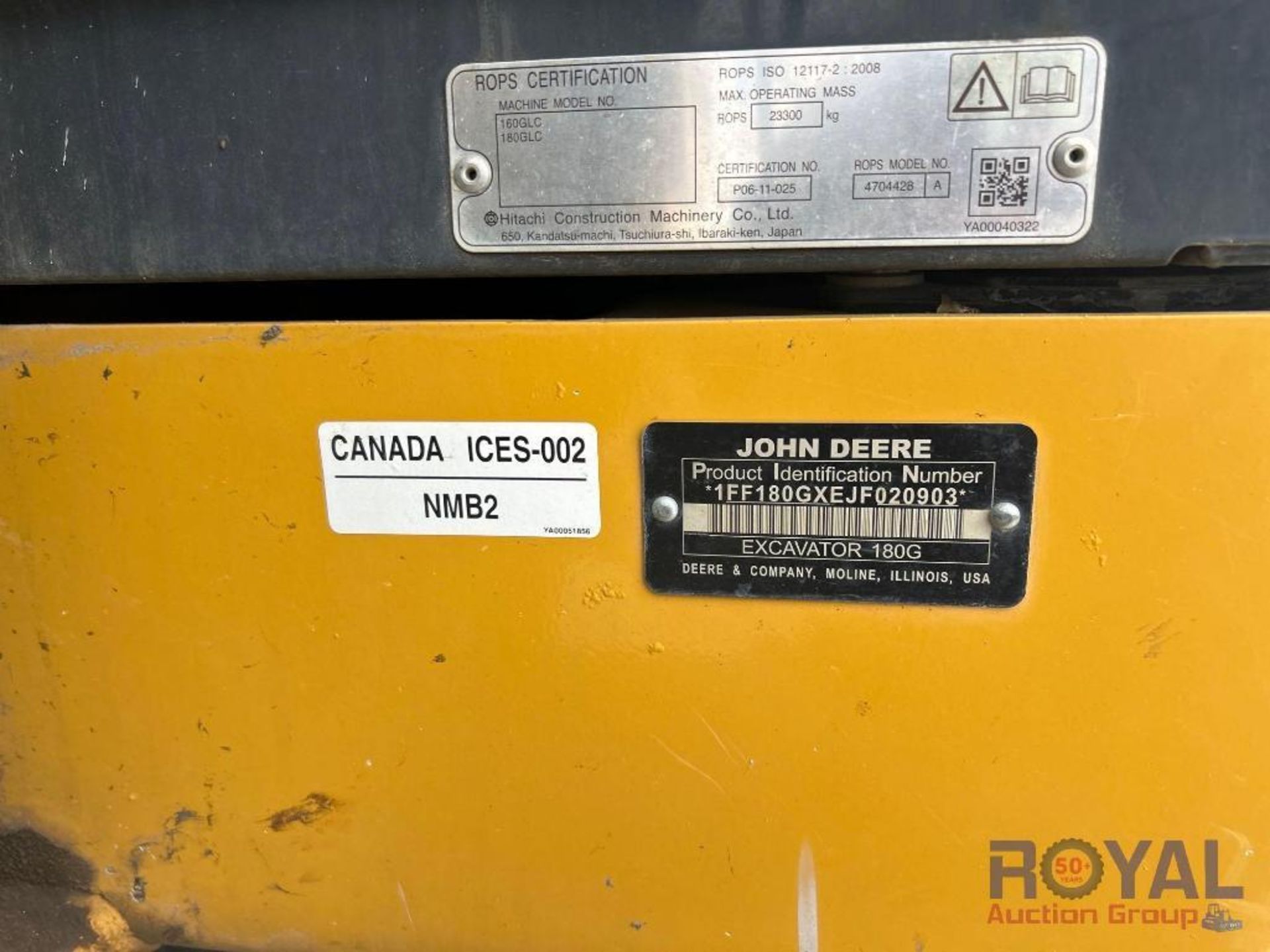 2018 John Deere 180G LC Hydraulic Excavator - Image 5 of 38