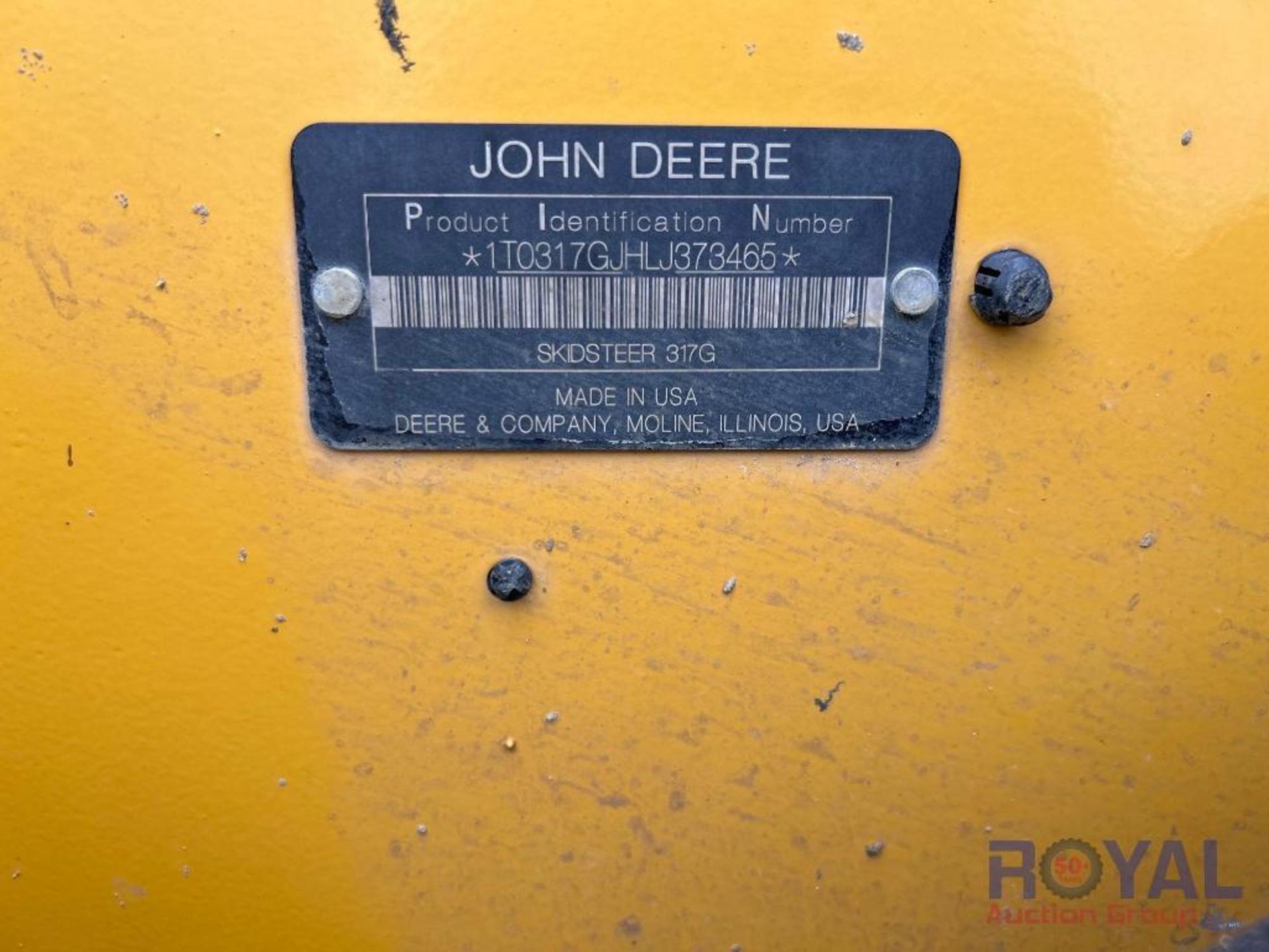 2020 John Deere 317G Compact Track Loader Skid Steer - Image 5 of 34