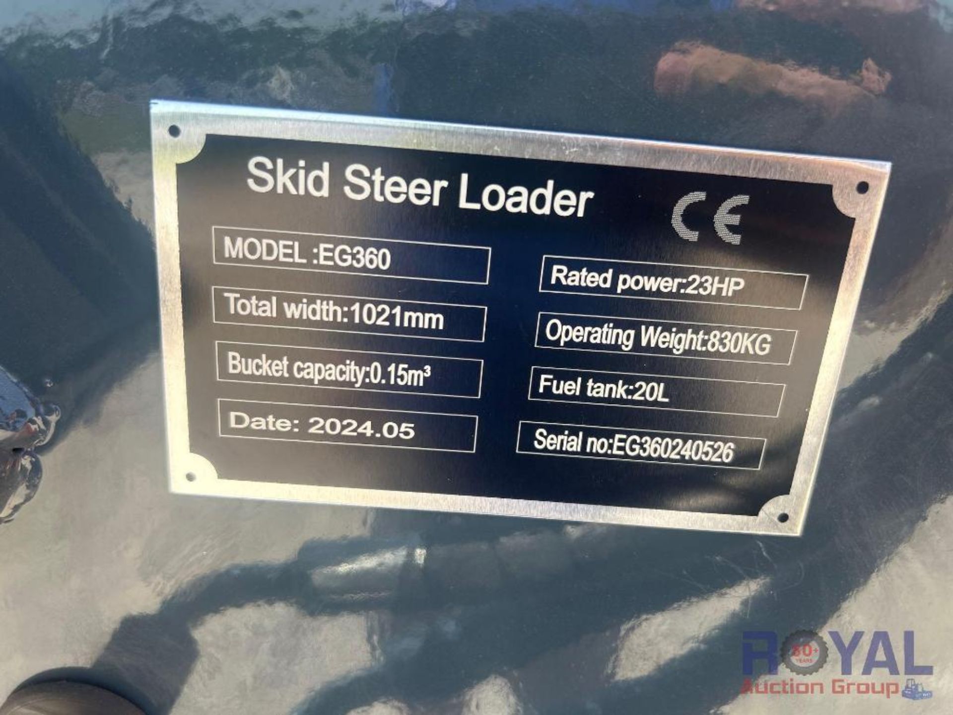 2024 EGN EG360 Stand On Mini Track Loader Skid Steer - Image 6 of 26