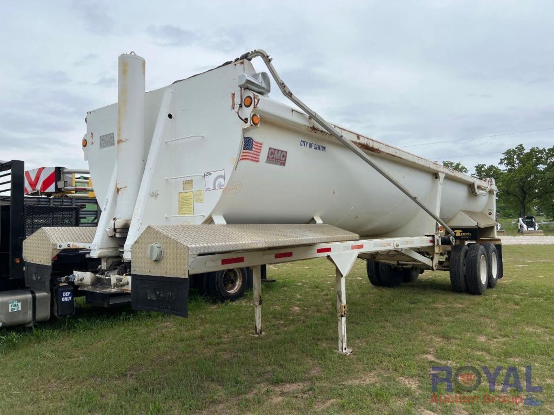 2003 CMC Round Bottom Dump Trailer - Image 4 of 13