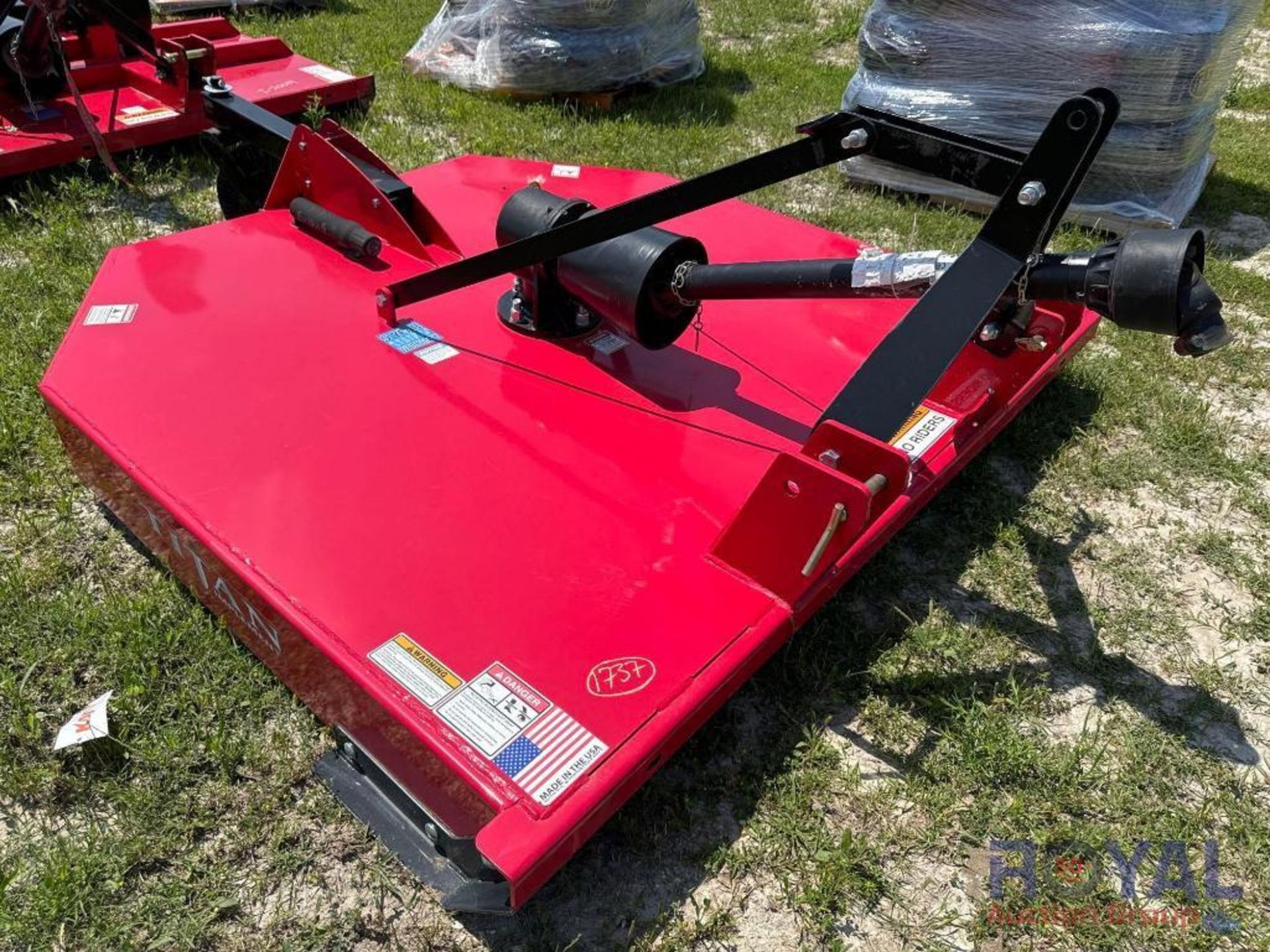 Unused Titan Implement 72in 3 Point Hitch Brush Mower - Image 2 of 9