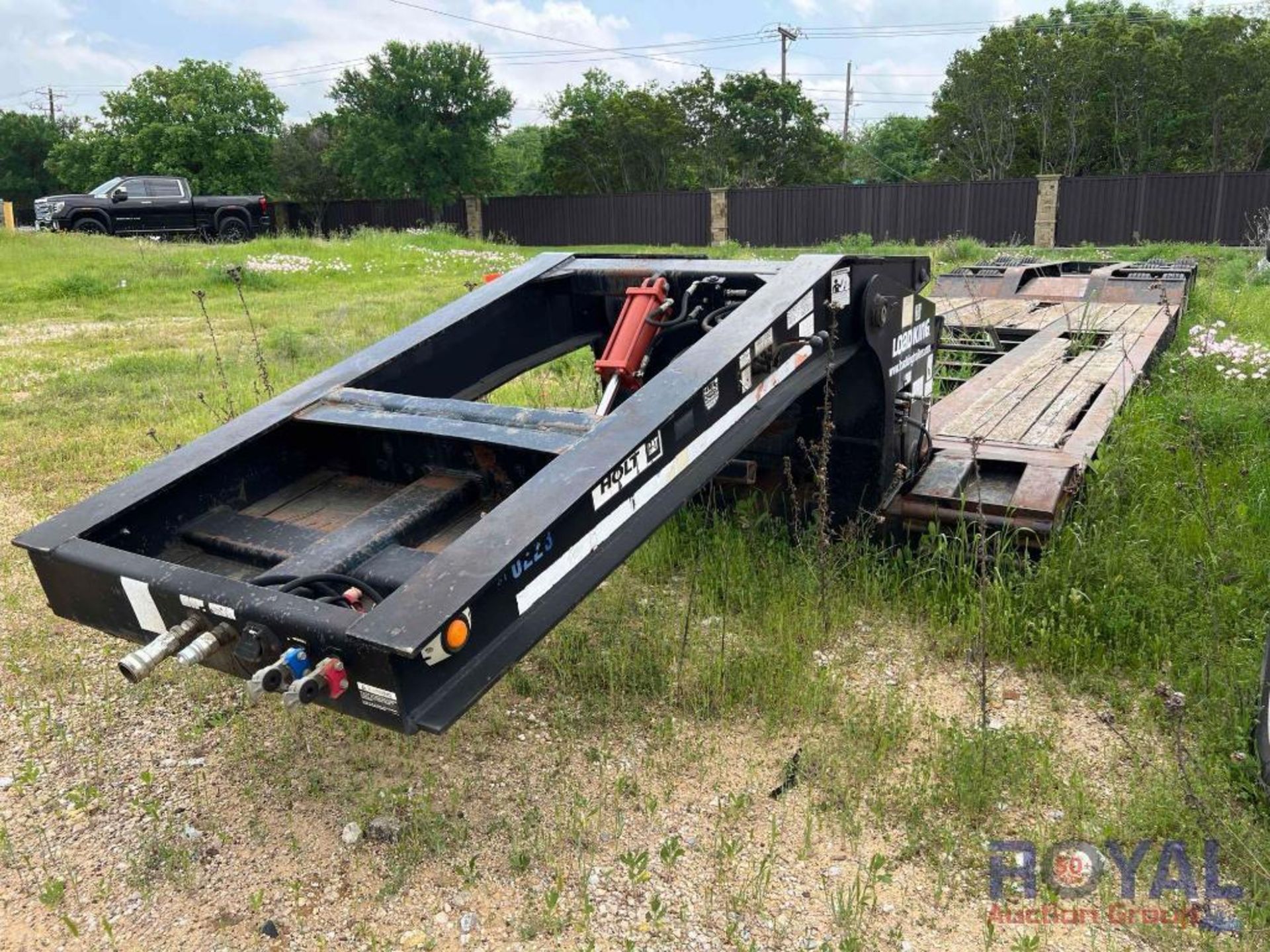 2002 Load King 553 SS 55-Ton Tri-Axle RGN Lowboy Trailer - Image 2 of 4