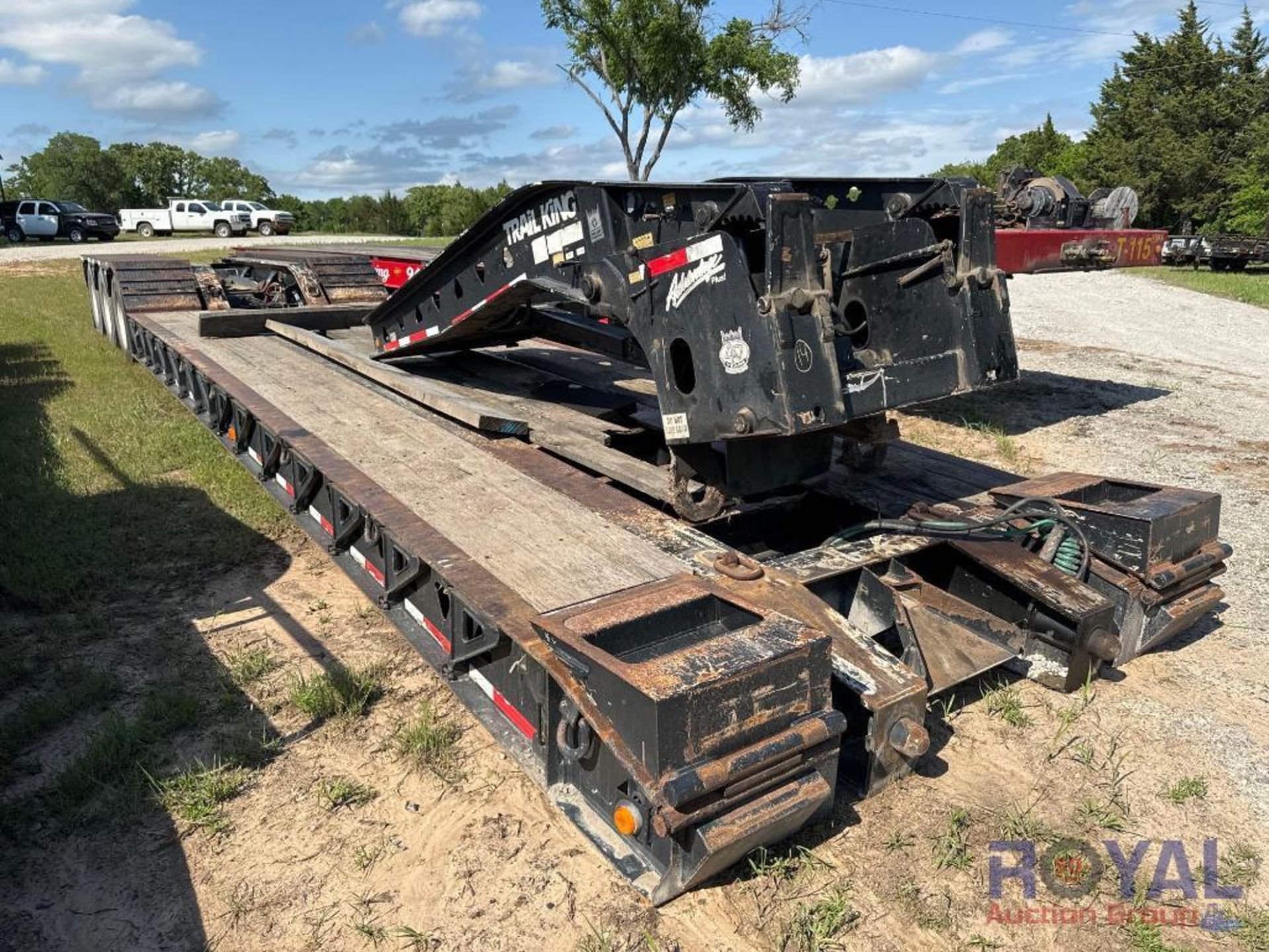 2013 Trail King TK110HDG-533 55-Ton Tri-Axle RGN Lowboy Trailer