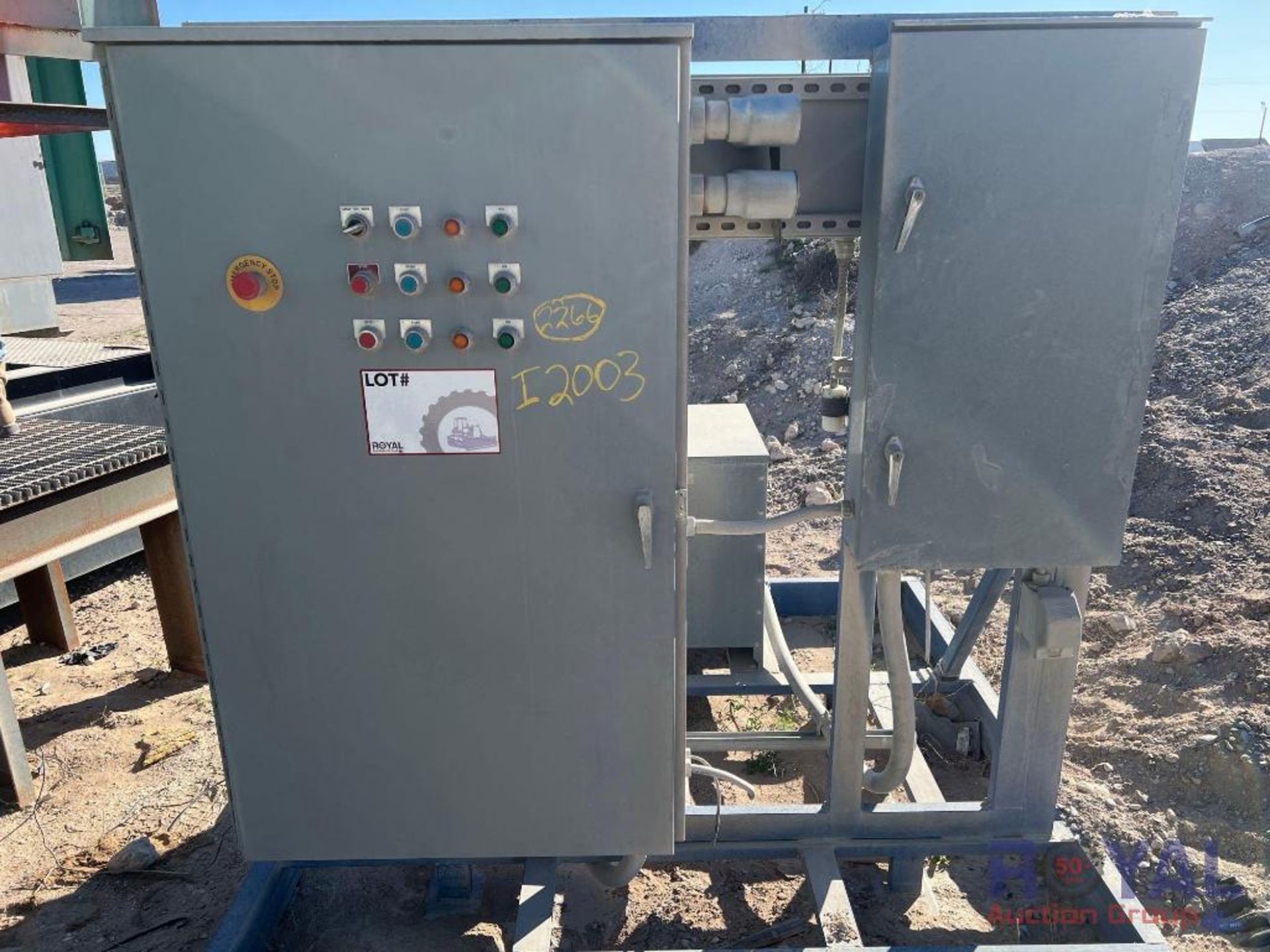 Skid Mounted Batch Plant Switch Panel with Transformer - Image 6 of 15