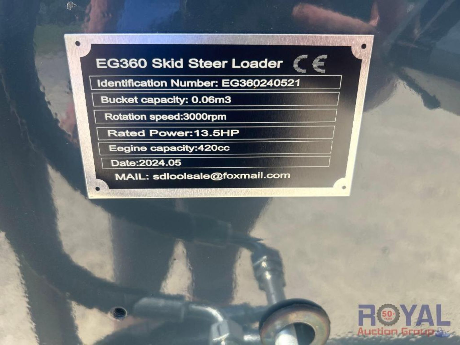 2024 EGN EG360 Stand On Mini Track Loader Skid Steer - Image 5 of 22