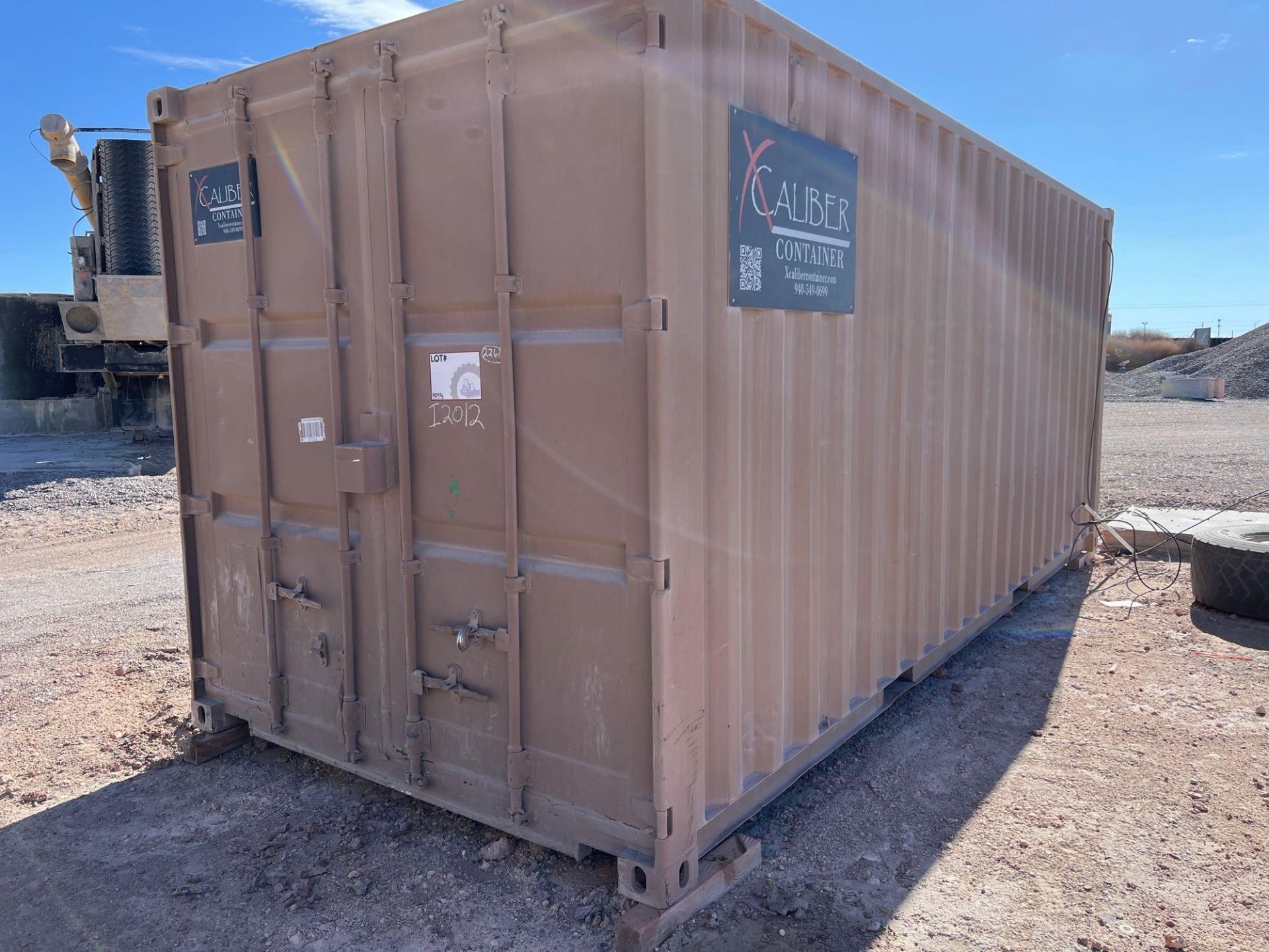 20ft Insulated Shipping Container Office With AC - Image 2 of 9