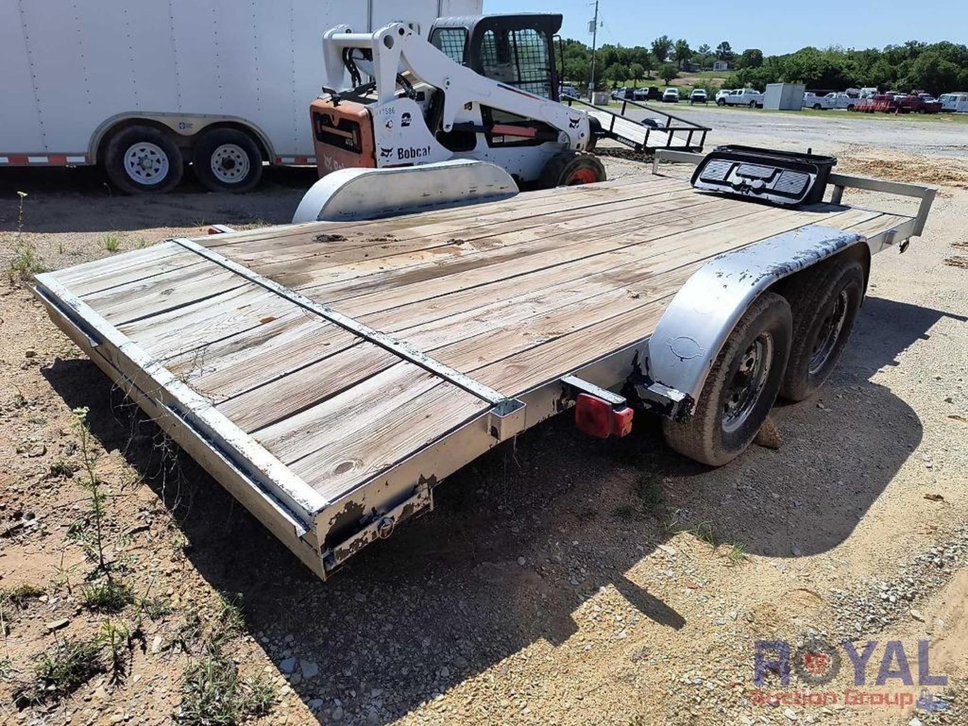 16Ft Flatbed Tandem Axle Bumper Pull Trailer - Image 4 of 10