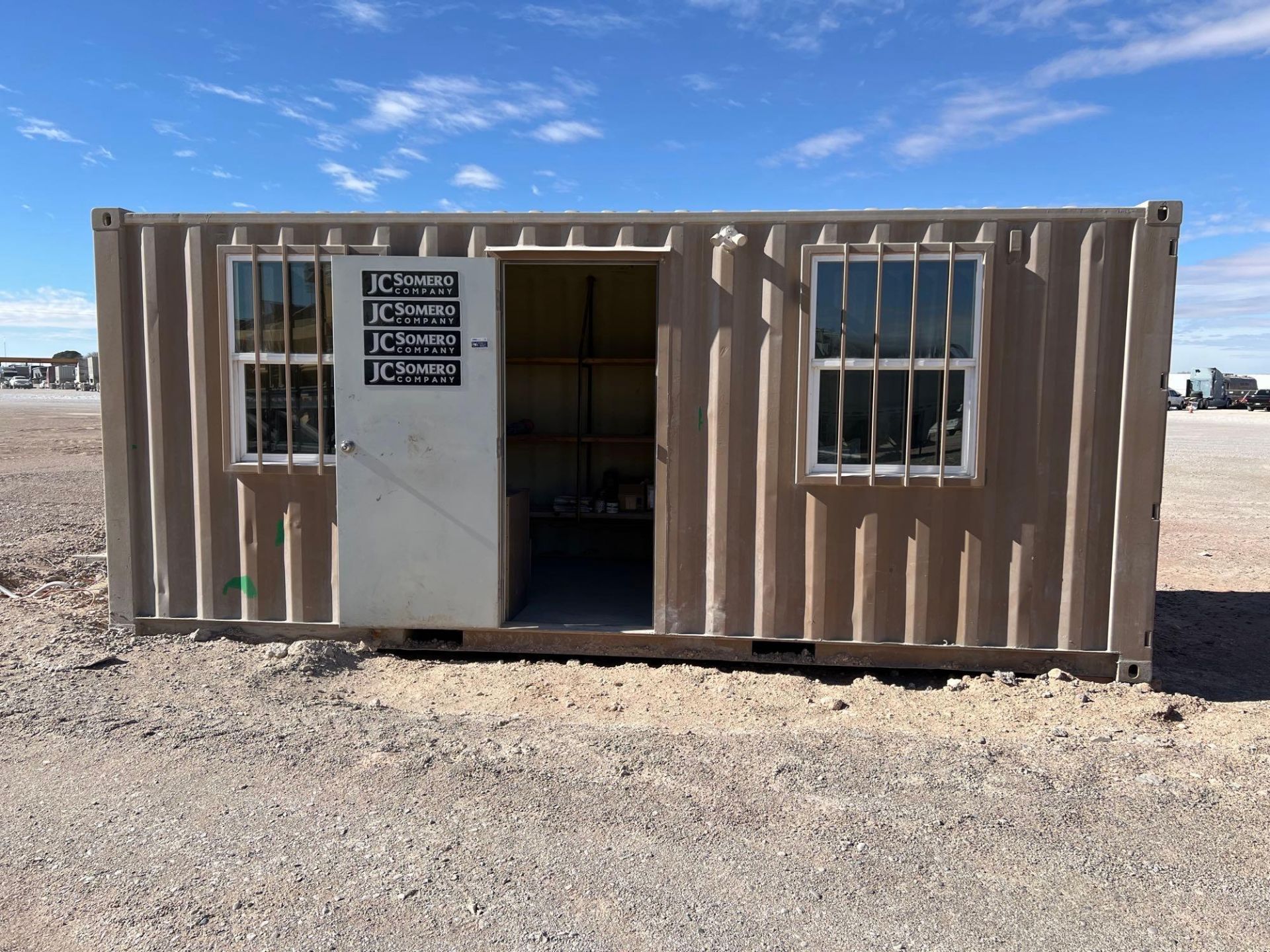 20ft Insulated Shipping Container Office With AC - Image 6 of 9