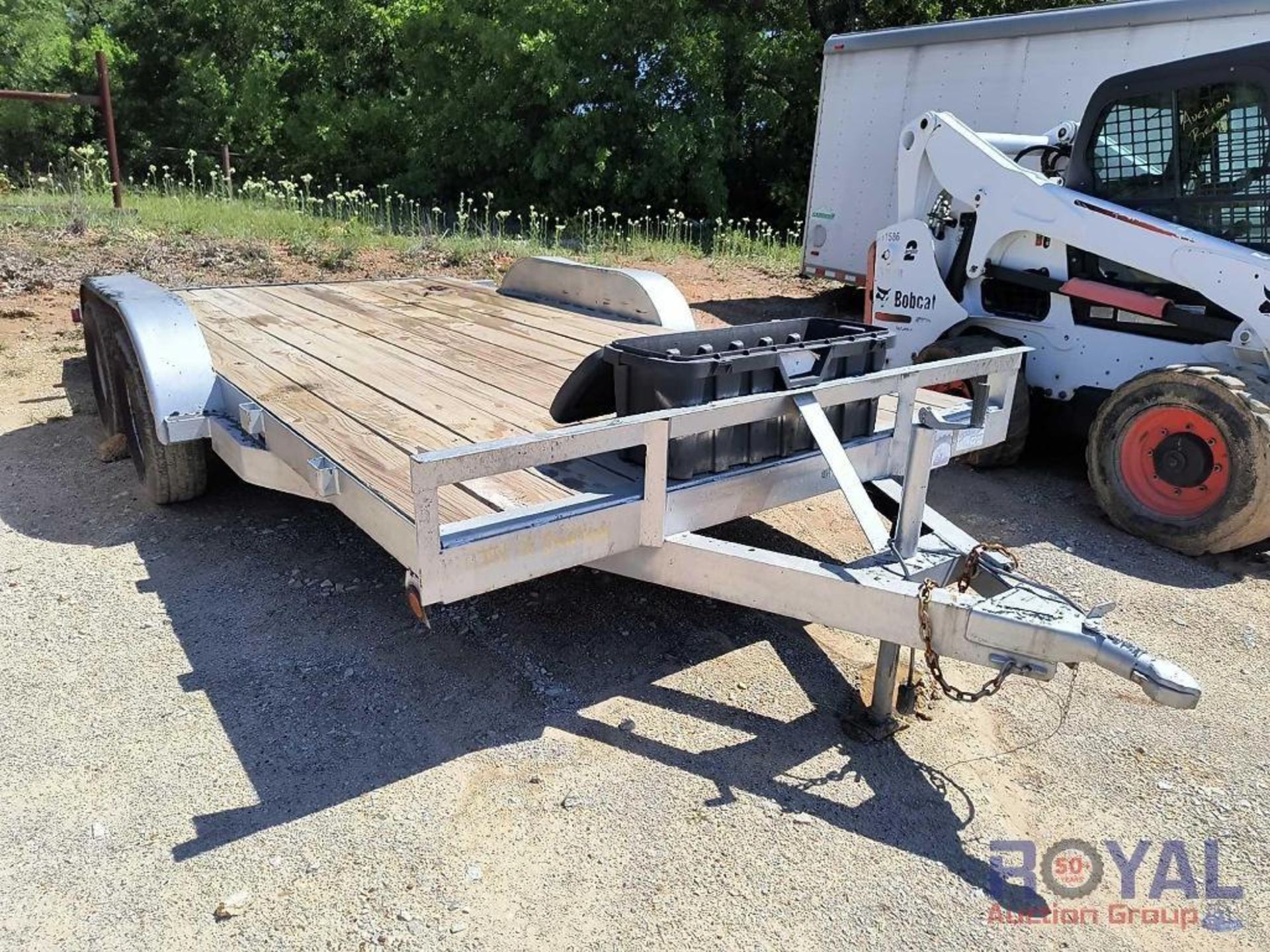 16Ft Flatbed Tandem Axle Bumper Pull Trailer - Image 3 of 10