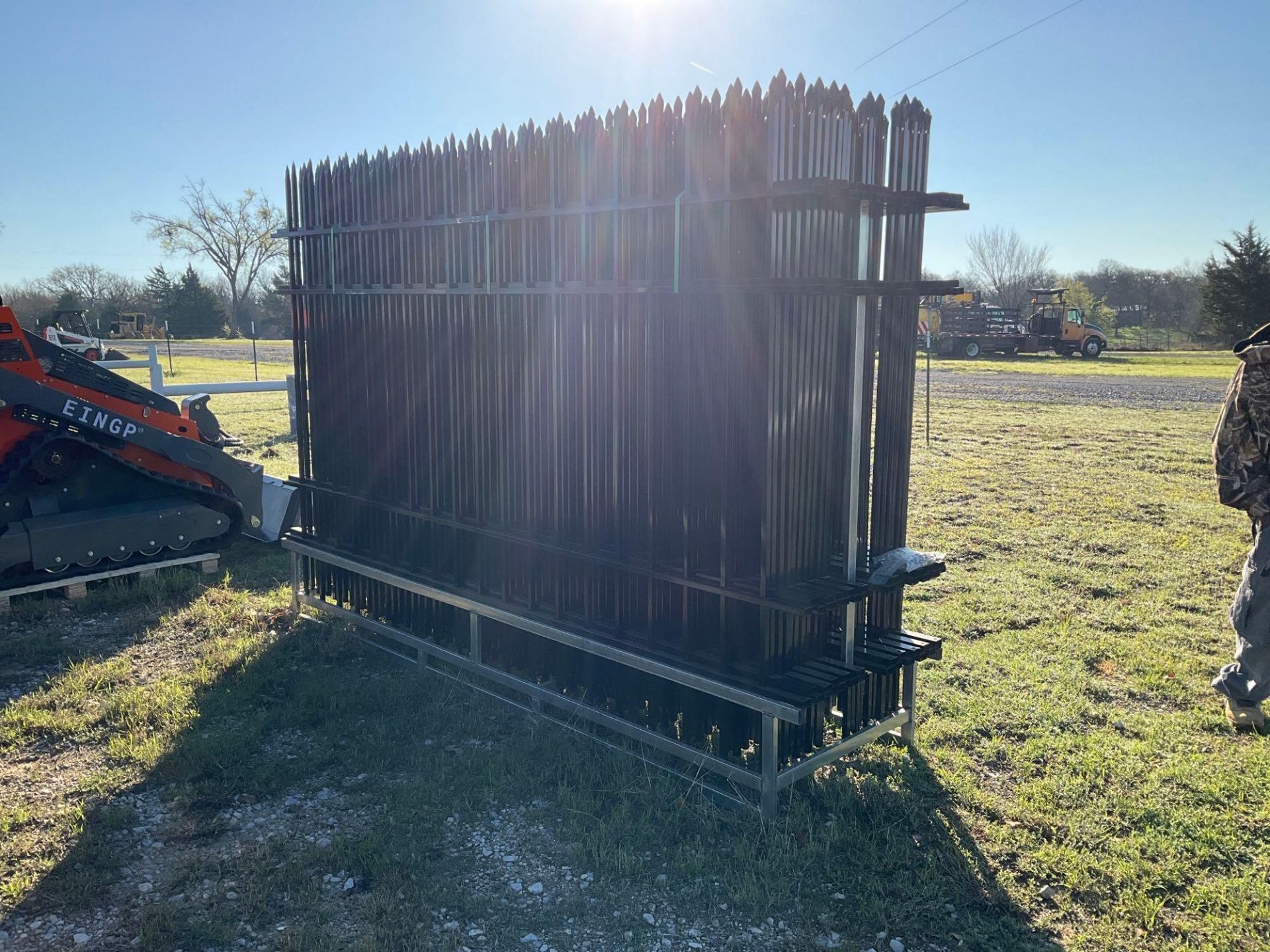 2024 7ft x 10ft Wrought Iron Fence - Image 4 of 5