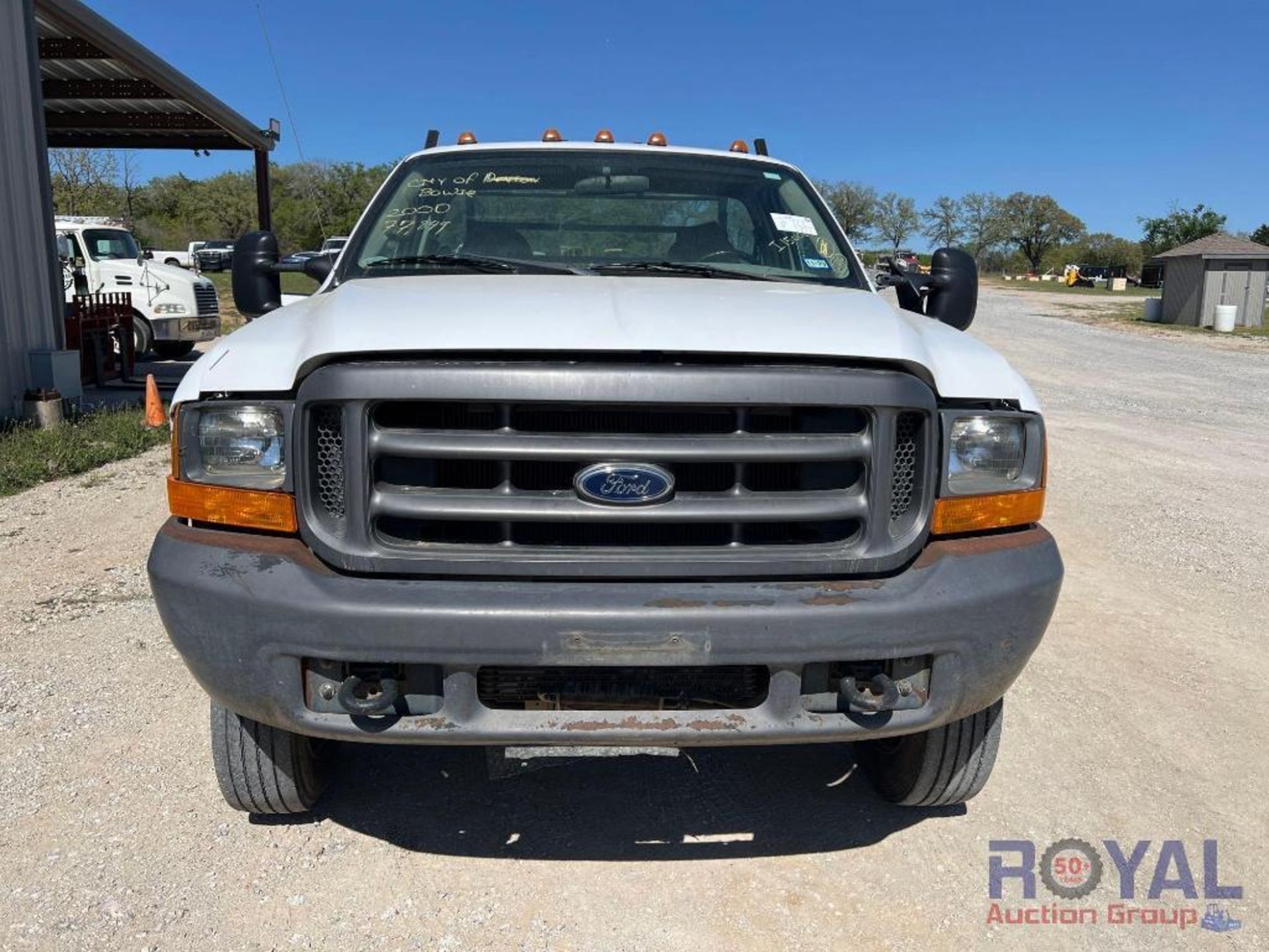 2000 Ford F450 Flatbed Truck - Image 2 of 32