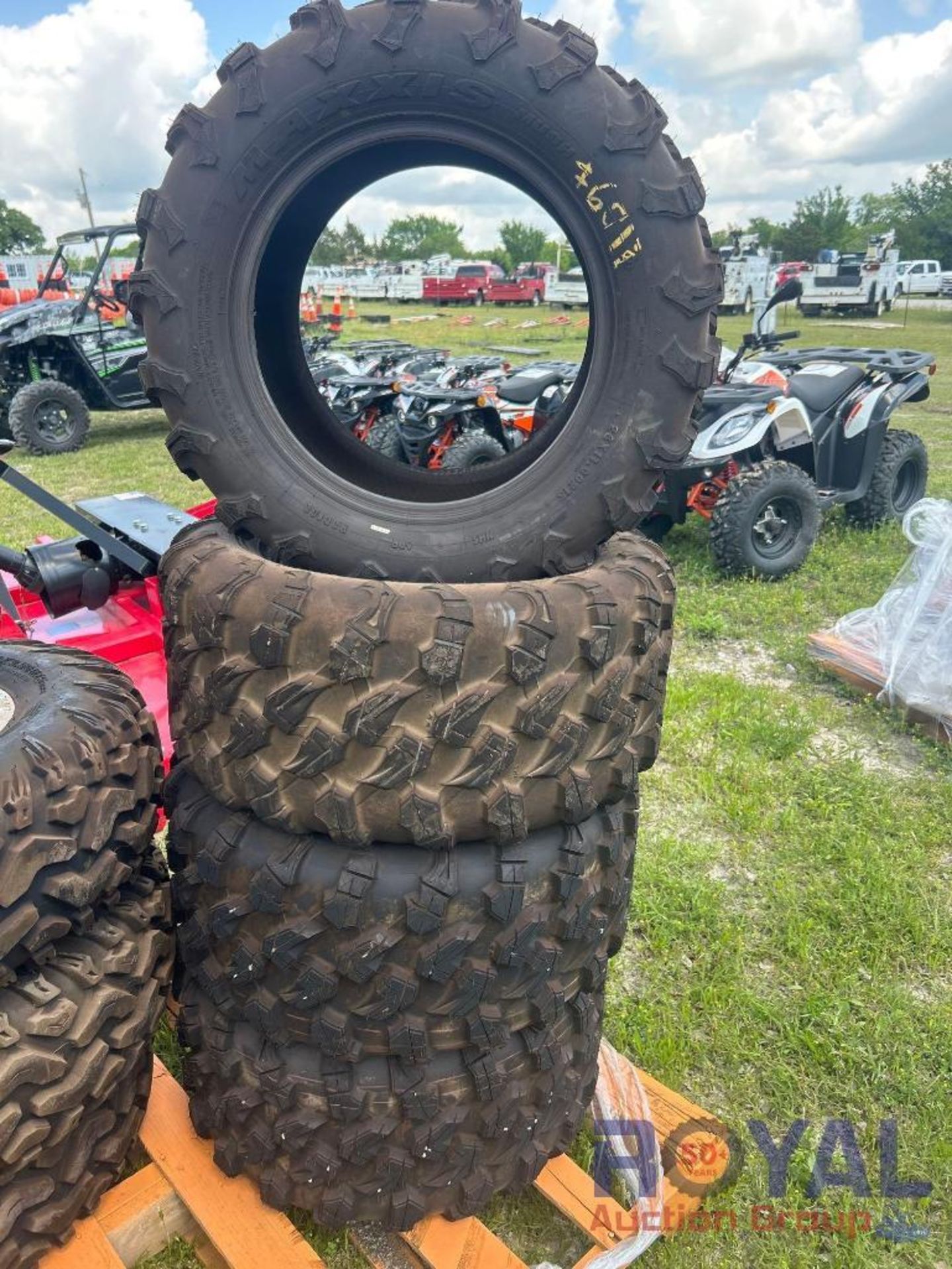 Lot of 4 Unused Maxxis 28x11R15 Tires - Image 2 of 2