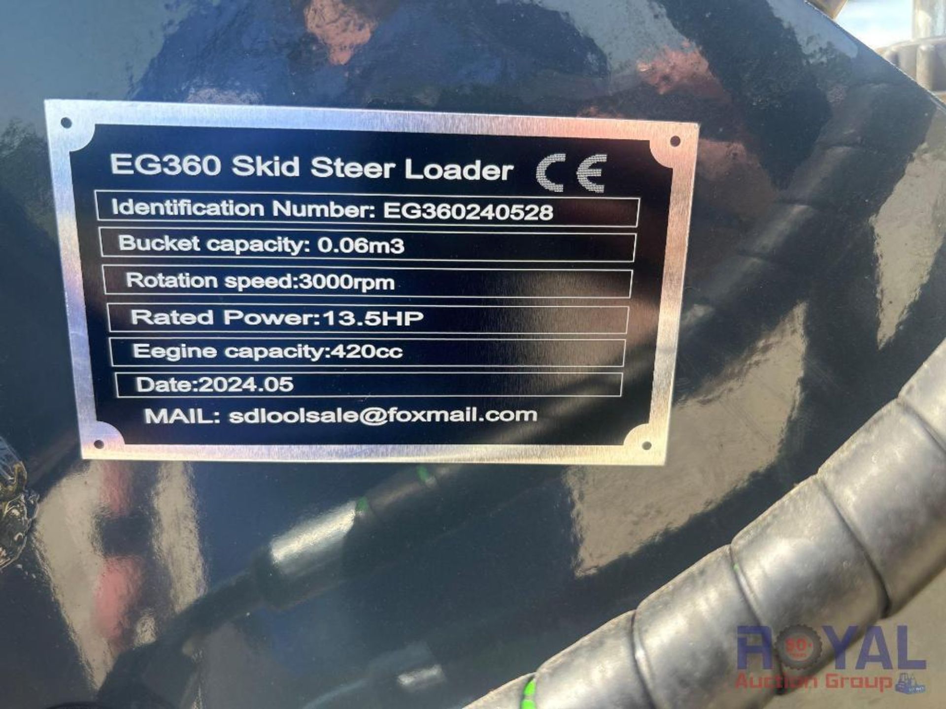 2024 EGN EG360 Stand On Mini Track Loader Skid Steer - Image 6 of 23