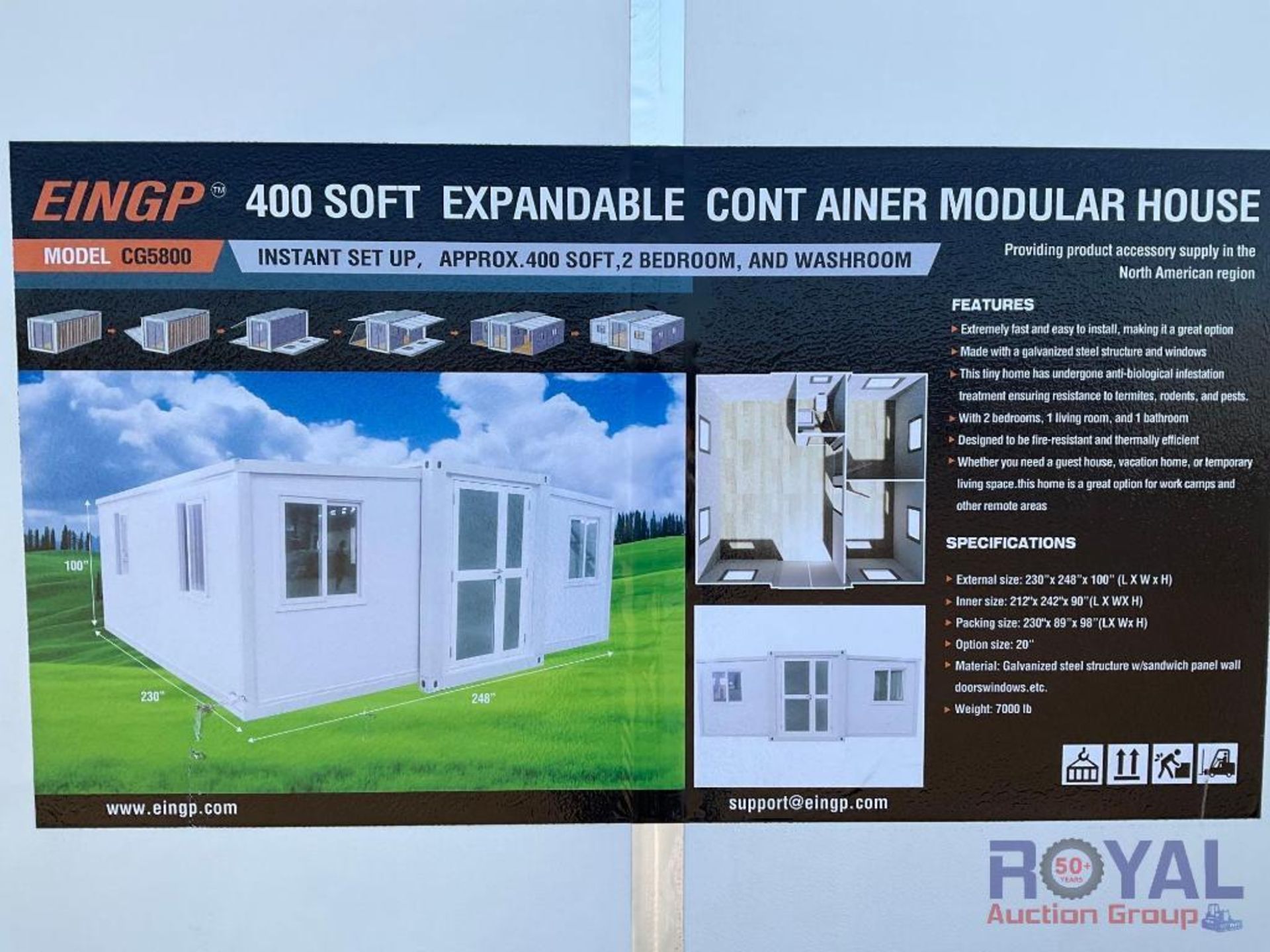 2024 400 Sqft Expandable Container Modular House - Image 5 of 10