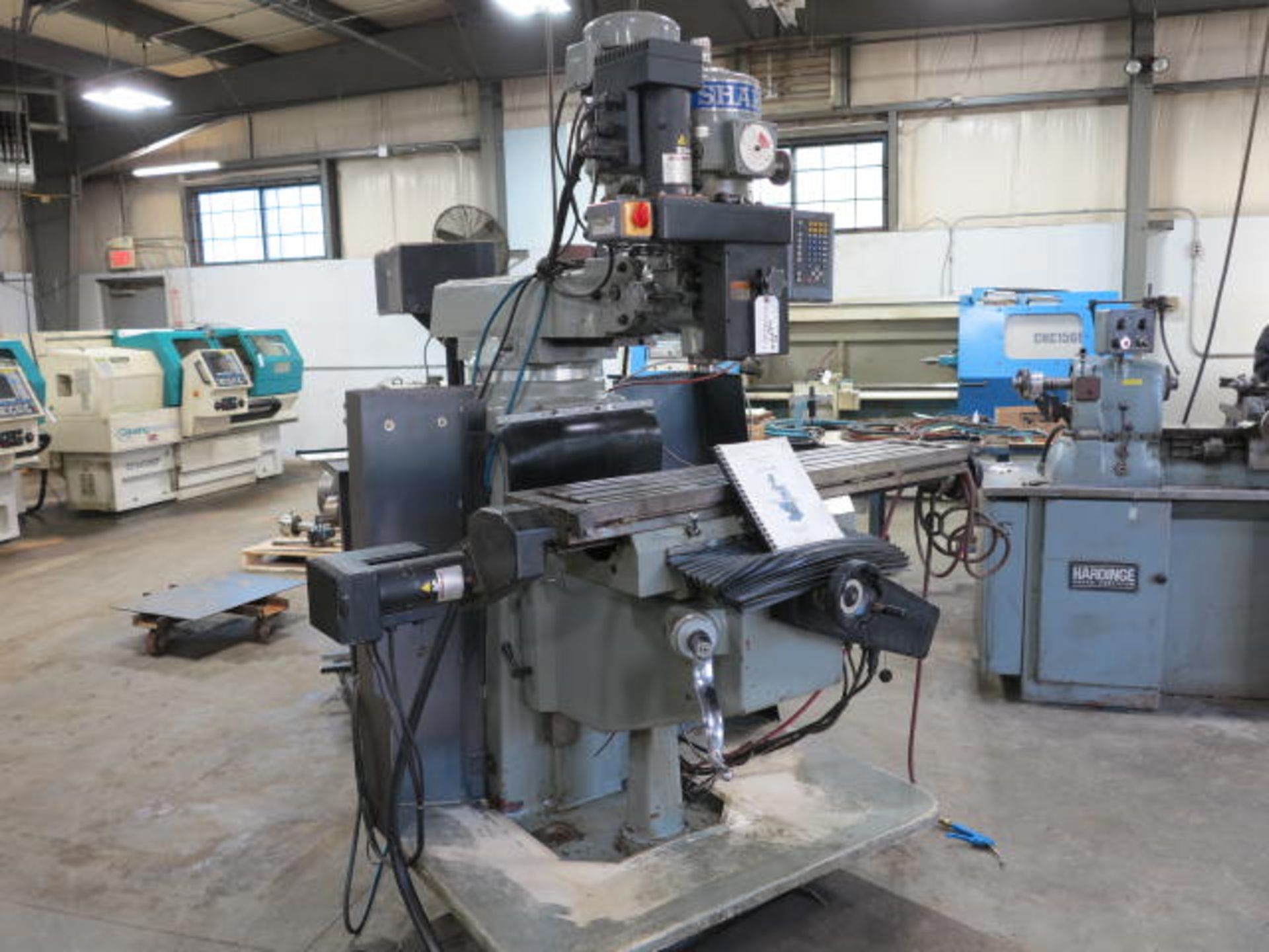 2004 Sharp TMV 3 Axis Vertical Milling Machine S/N 30928478, Accurite Controls, 1 Shot Lube, 42'' - Image 2 of 4