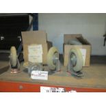 Lot Approximately (14) 8'' Casters Location: Swansea MA