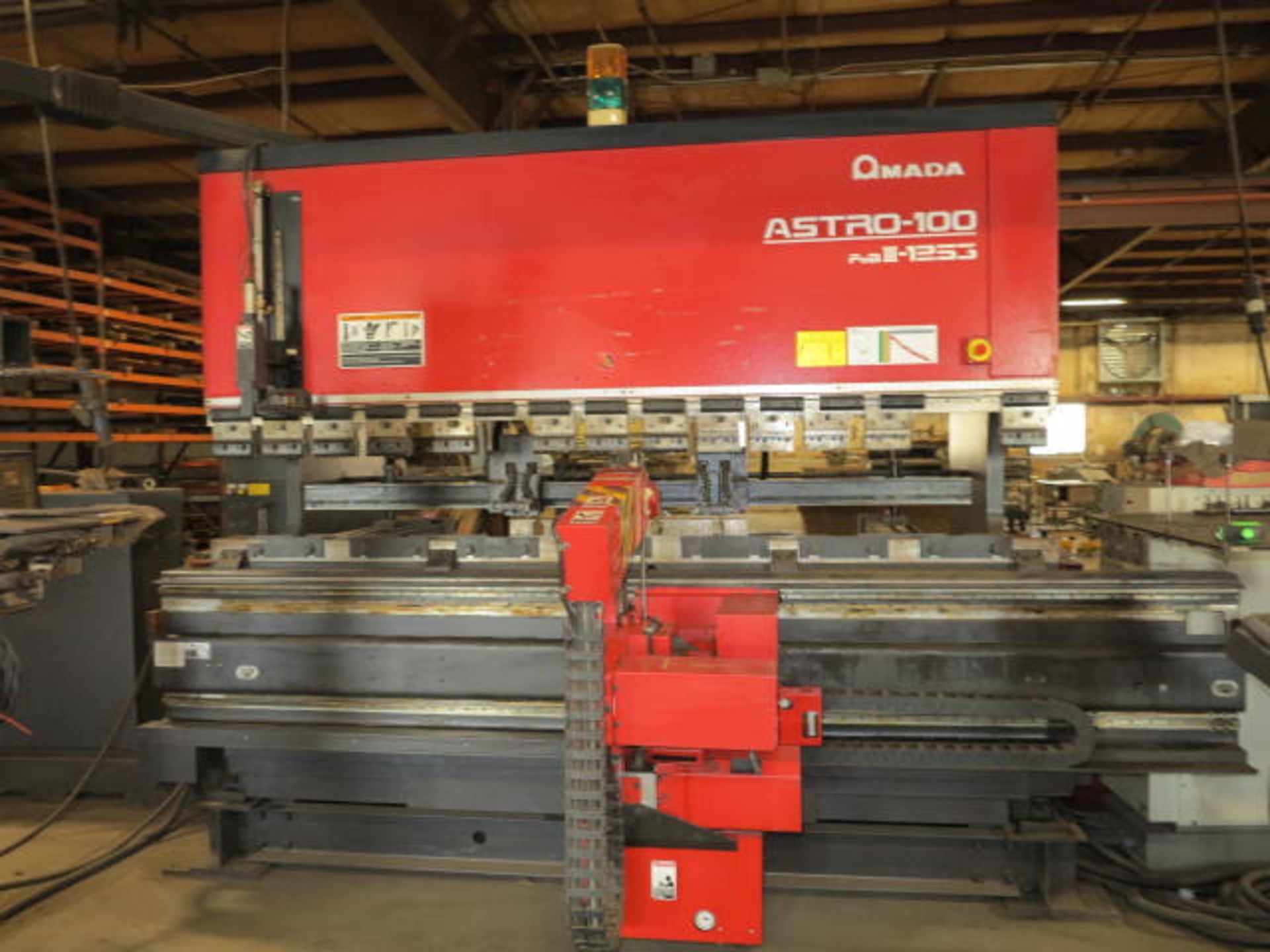 1999 Amada Astro-100MH125 Ton Press Brake, Model 1253MH, S/N 10302064, 9' Die Space, AMNC39BM - Image 2 of 6