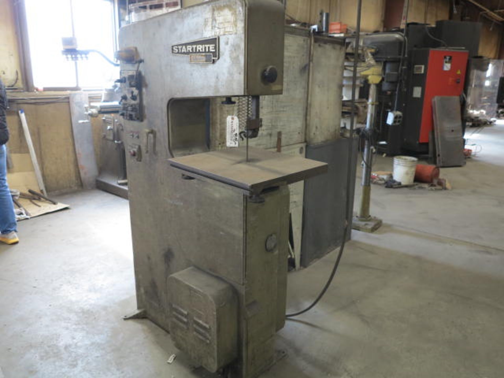 Startrite Model 18V10, S/N 24137 Vertical Band Saw with Welding Attachment Located 1432 GAR