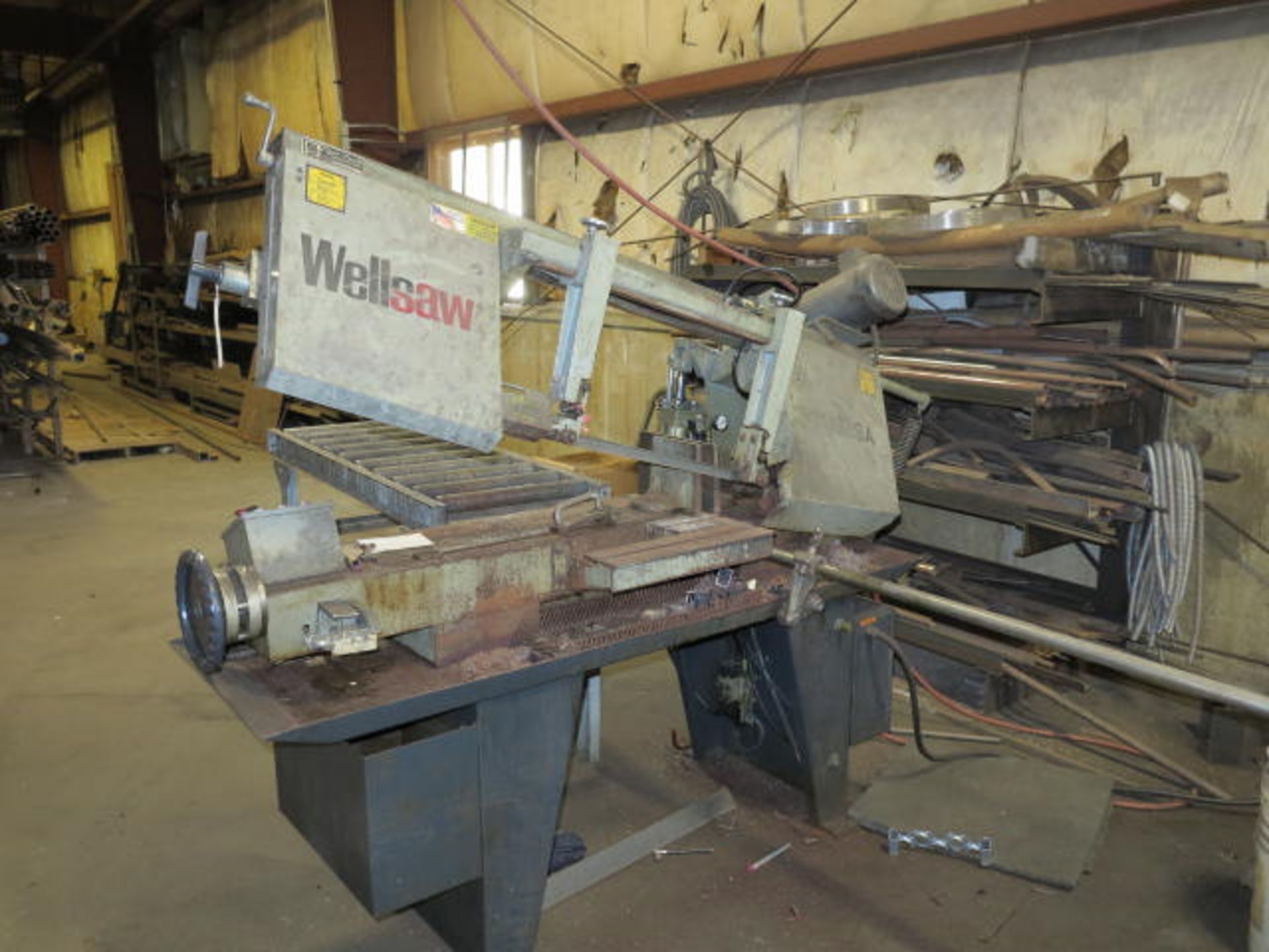 Wellsaw Model 1118SA Cut Off Saw Location: Swansea MA ScoPro Rigging Price to Load Only: $150.00