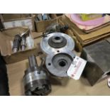 Lot Jacobs Nose Lathe Chuck, Jones & Lamspon Die Head 22S-23S and Tapping Head Location: