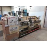 DJC Model CD6256B Gap Bed Lathe, S/N 0004, 25'' Swing, 84'' Bed, Power Controls, Foot Brake, Tail