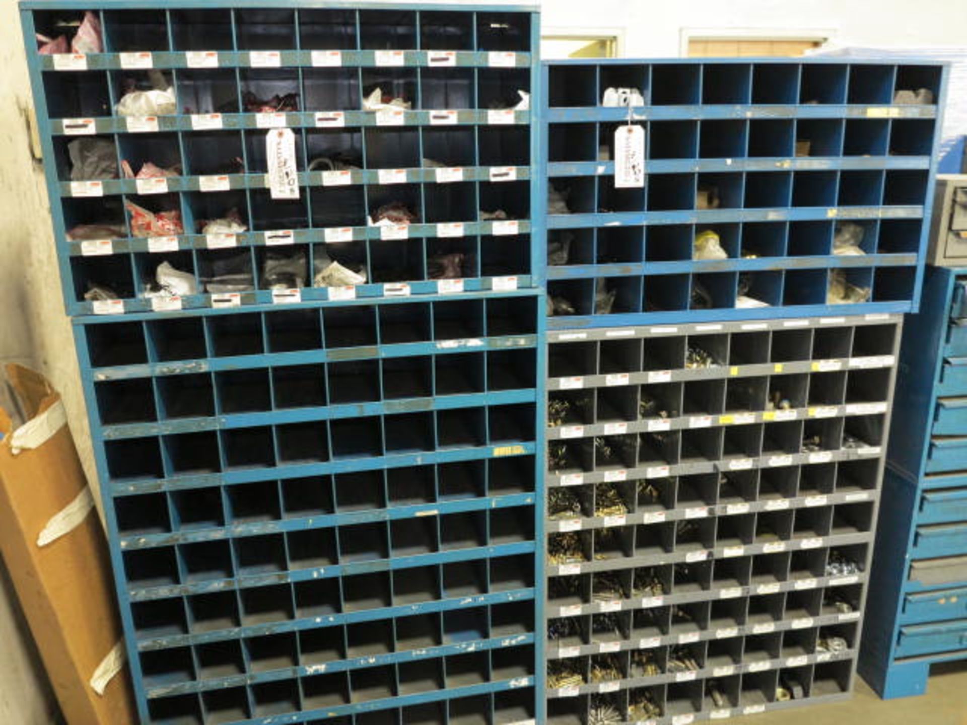 Lot (3) Storage Units with Fasteners, Miscellaneous Fittings Location: Plainfield CT