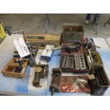Lot Dial Gages, Verniers, Miscellaneous Bench Accessories Location: Swansea MA