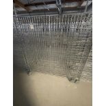 Metal Security Cage with four shelves 30" wide x 25" deep x 69" high