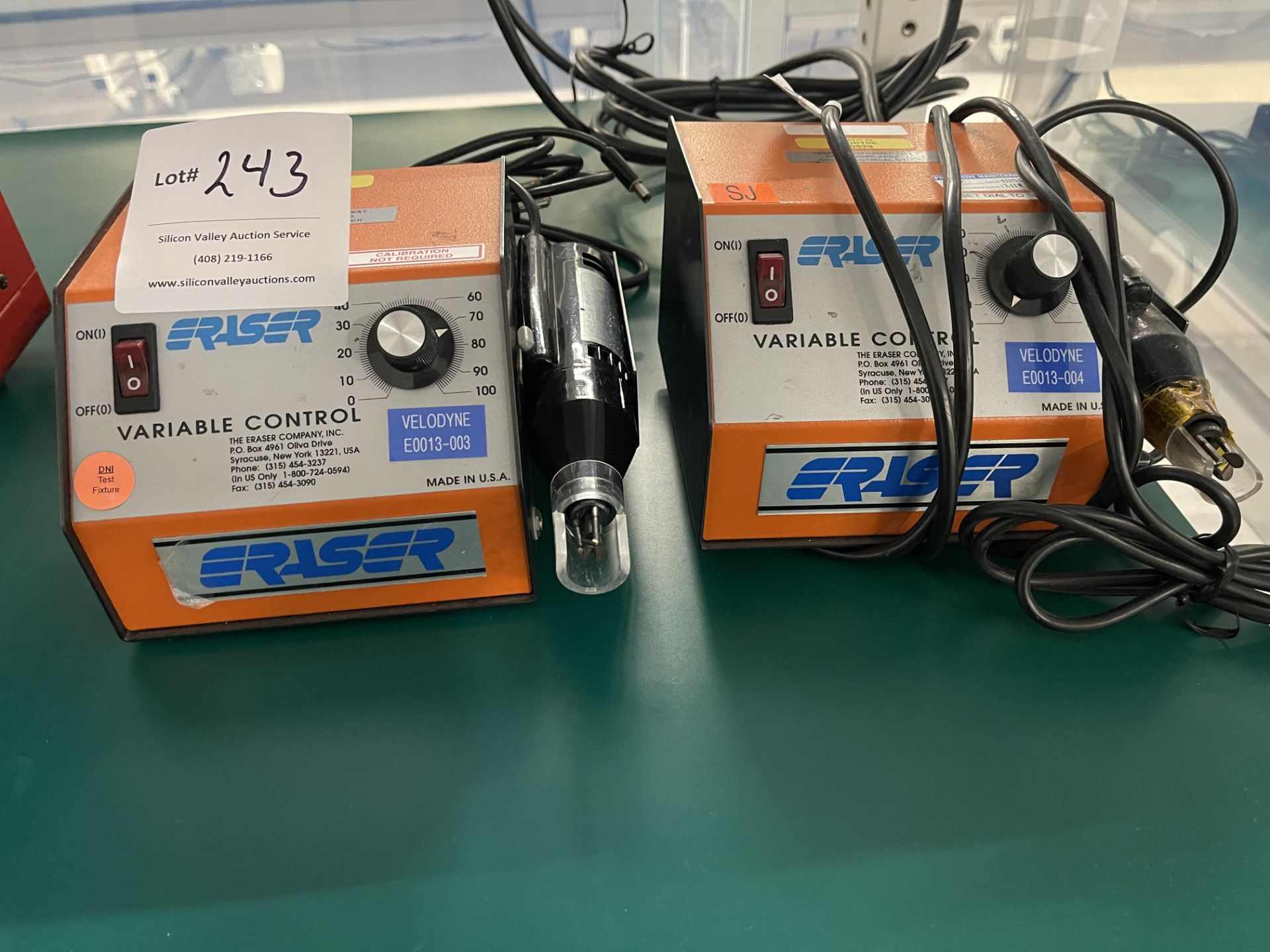 Two Eraser Variable Control Multi Voltage Power Unit Part No. IR7000