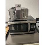 Black and Decker Microwave Oven and Toaster