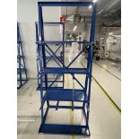 Blue Metal Cantilever Rack 36" wide x 16" high