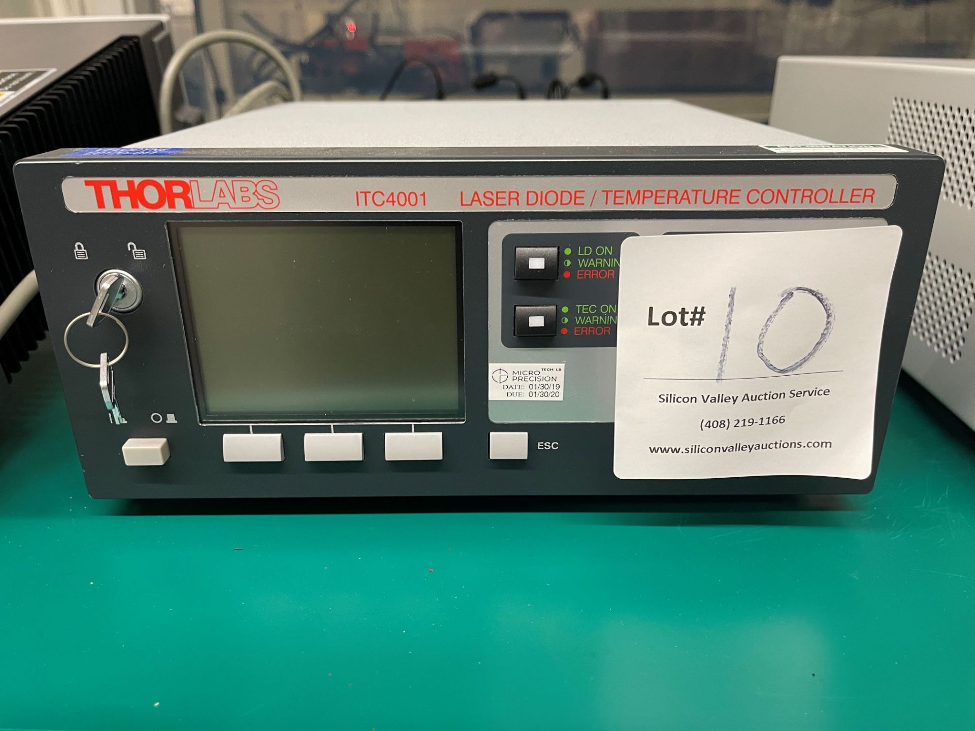 ThorLabs Laser Diode/Temperature Controller Model ITC4001