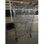 Metal Security Cage on Wheels 37" wide x 18" deep x 67" high