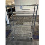 Wire Rack with seven shelves on wheels