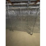 Metal Security Cage with four shelves 30" wide x 25" deep x 69" high