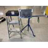 Work stand and step ladder 48" wide x 98" high