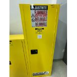 Uline Just Rite Sure-Grip EX Flamable Liquid Storage Cabinet 23" wide x 18" deep x 66" high