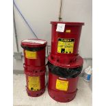 Just Rite Hazardous Waste metal containers