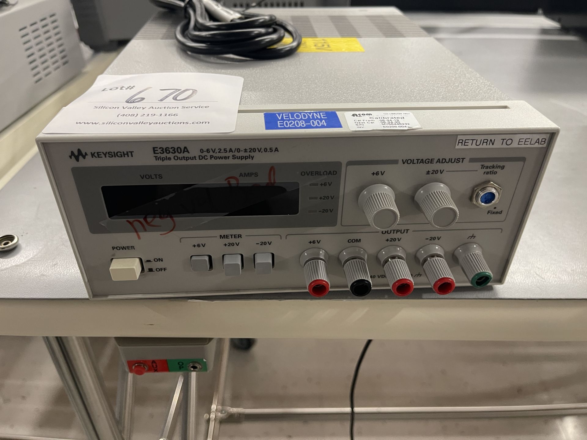 Keysight E3634A DC Power Supply