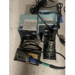 Two Weller WESD51 Soldering Stations