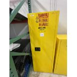 Uline Flamable Liquid Storage Cabinet Model H-2570S-Y 23" wide x 18" deep x 66" high