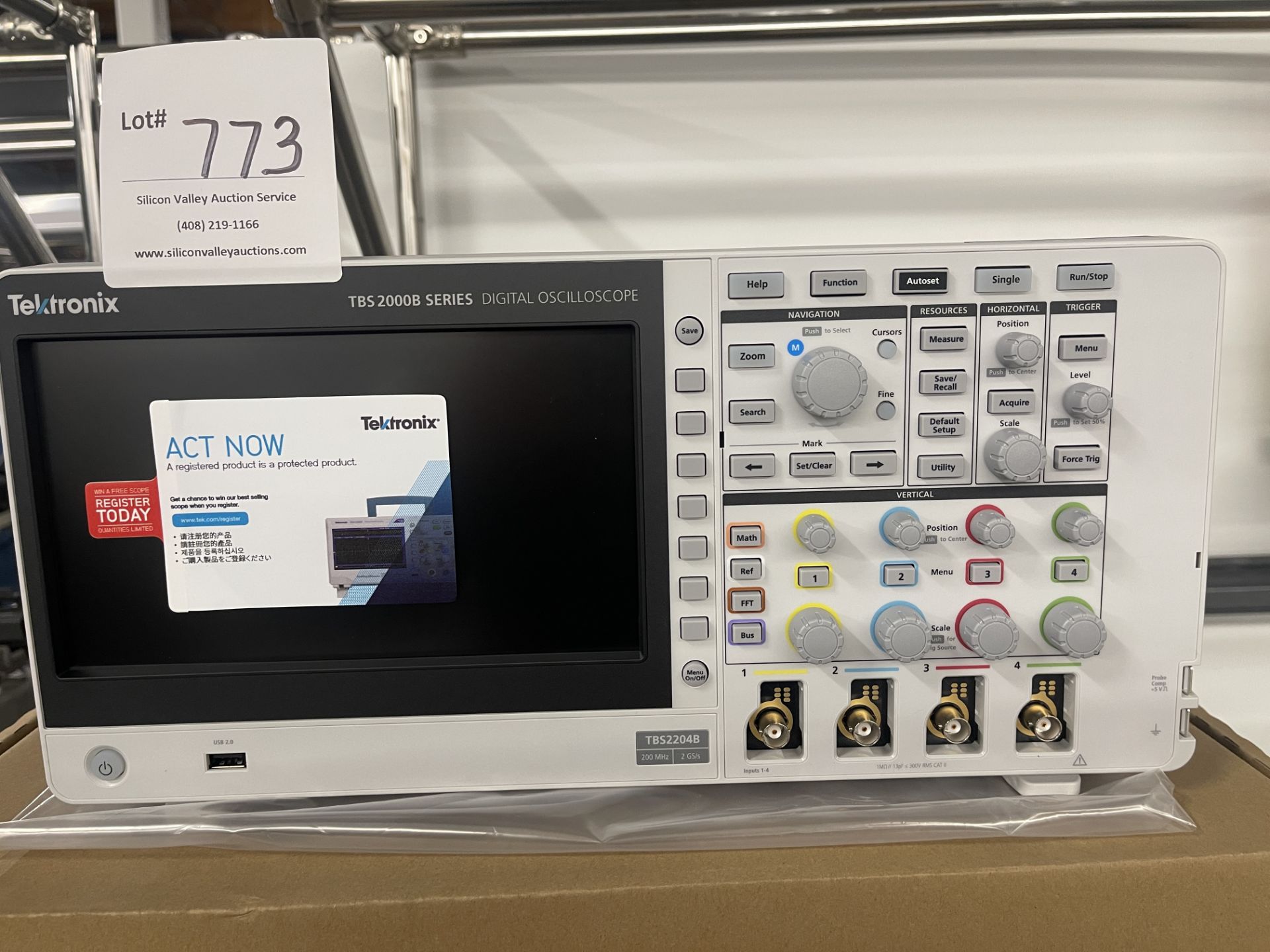 Tektronix TBS2204b Digital Oscilloscope