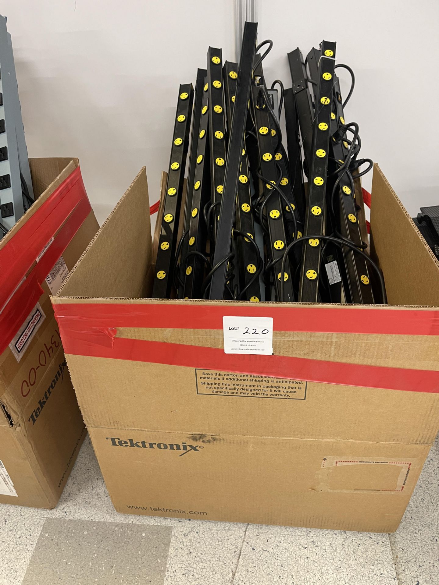 Box of various power strips - approximately 20