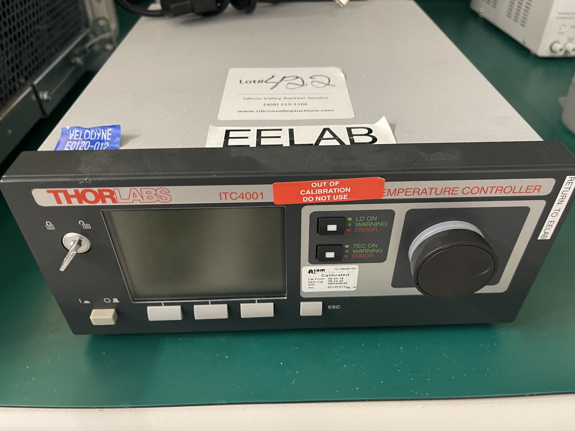 Thor Labs ITC4001 Laser Diode Temperature Controller