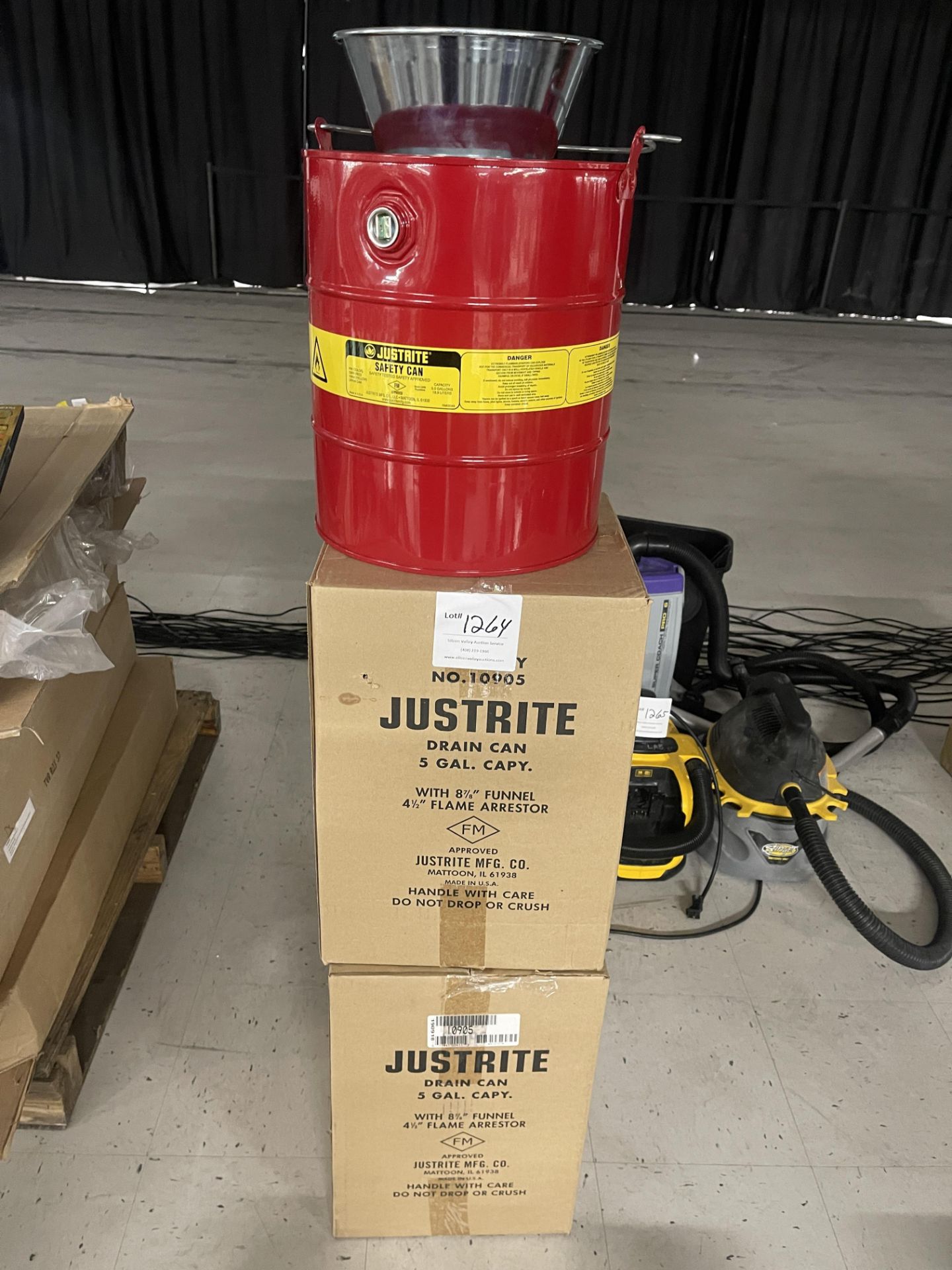 Two JustRite Safety Cans