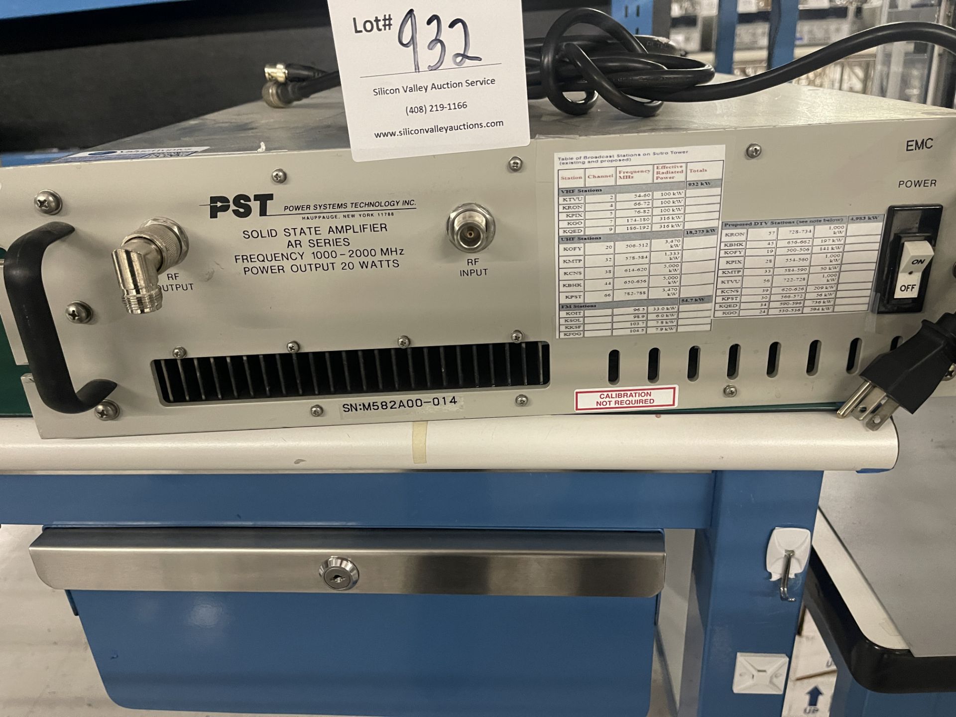 PST Power Systems Technology EMC Solid State Amplifier