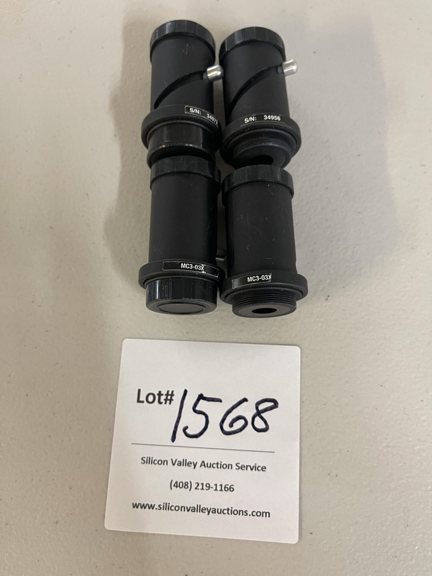 Four MC3-03X Mult Configuration Macro Lenses