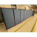 Eleven Blue Partitions 292" overall length x 72" high