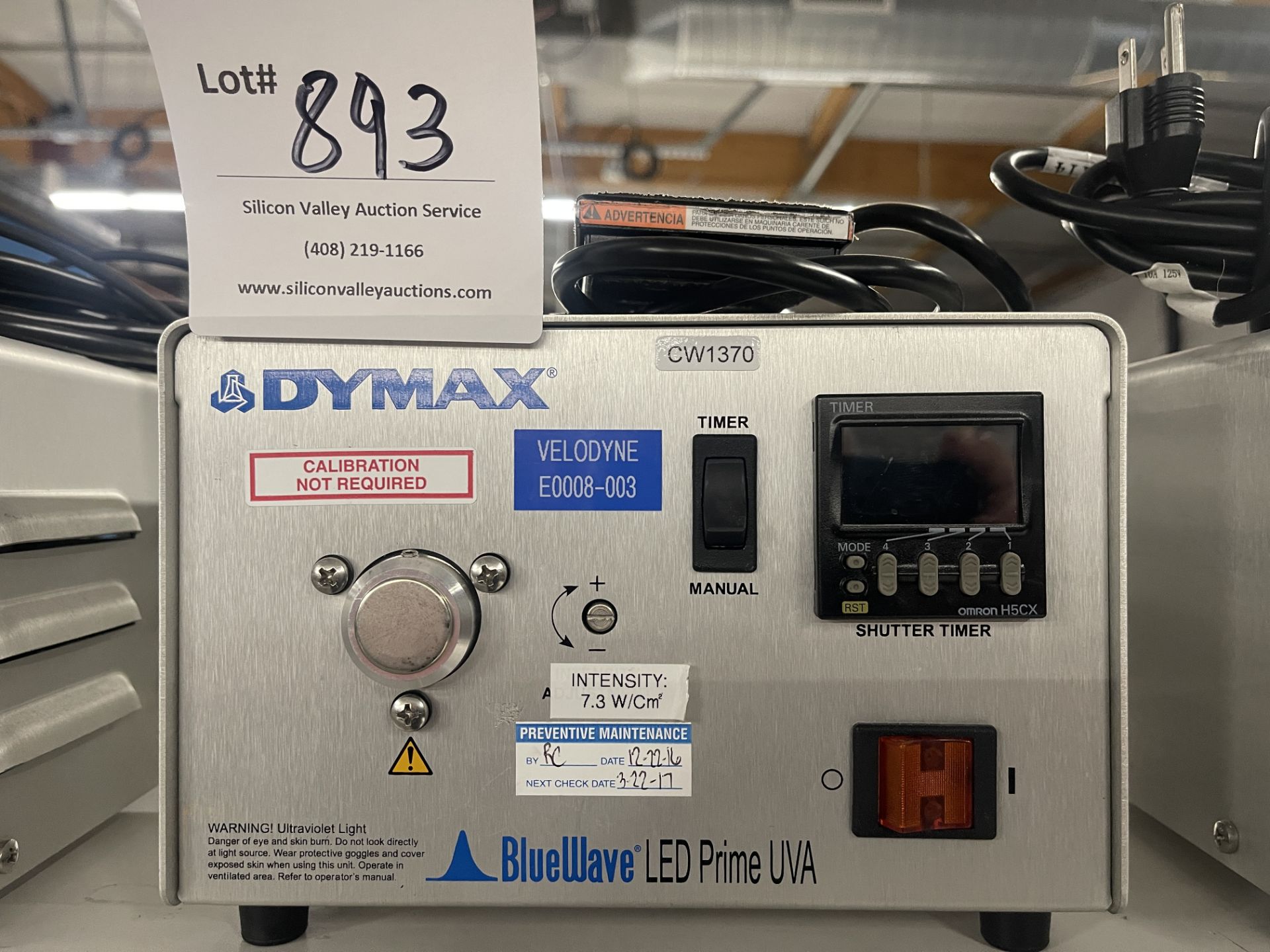 Dymax BlueWave LED Prime UVA